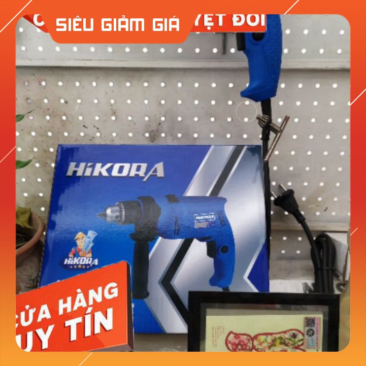 Máy khoan bê tông 13ly HIKORA 650W ken8947 cam kết chất lượng chuẩn 100% dây đồng