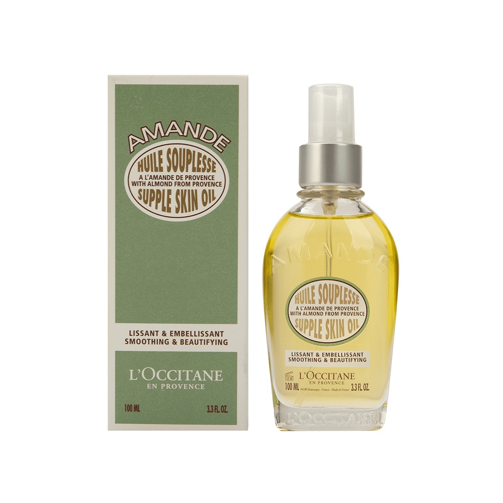 Tinh dầu hạnh nhân chống rạn da L’Occitane Amande Huile Souplesse Supple Skin Oil 100ml [Nika Cosmetics]