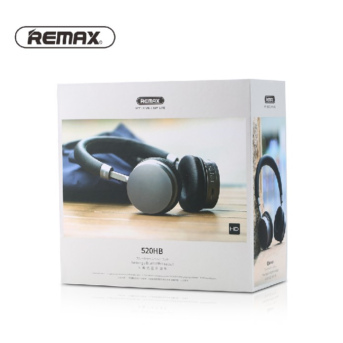 Tai nghe Bluetooth 4.2 chụp tai thời trang Remax RB-520HB có 4 màu cá tính
