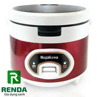 Nồi cơm điện nắp gài 1.8l nagakawa nag0111 thích hợp cho 4 -6 người ăn