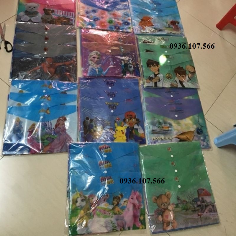 Sỉ 36 Túi my clear hình, cặp đựng tài liệu