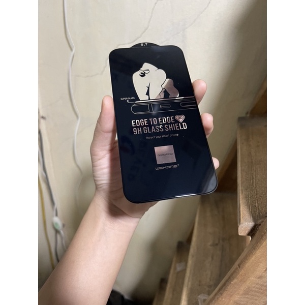 Kính cường lực WK Kingkong iPhone 15 Pro Max, 14, 14 Pro, 14 Plus, 14 Pro Max, 13,12, 11, X Full màn hình cao cấp