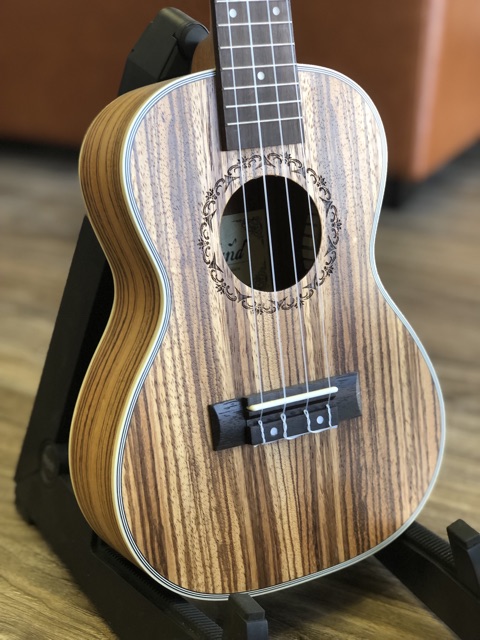 Đàn Ukulele Gỗ Zebra Cao Cấp