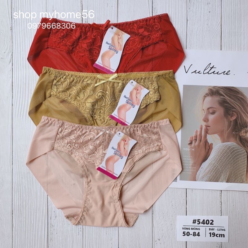 [Mã 12FASHIONSALE1 giảm 10K đơn 50K] Quần lót spring thun lạnh vnxk 5420 (lẻ 1c) | BigBuy360 - bigbuy360.vn