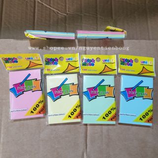 Sỉ 10 tập giấy ghi chú 4 màu(giấy note 5,1cmx7,6cm 1.000 tờ)
