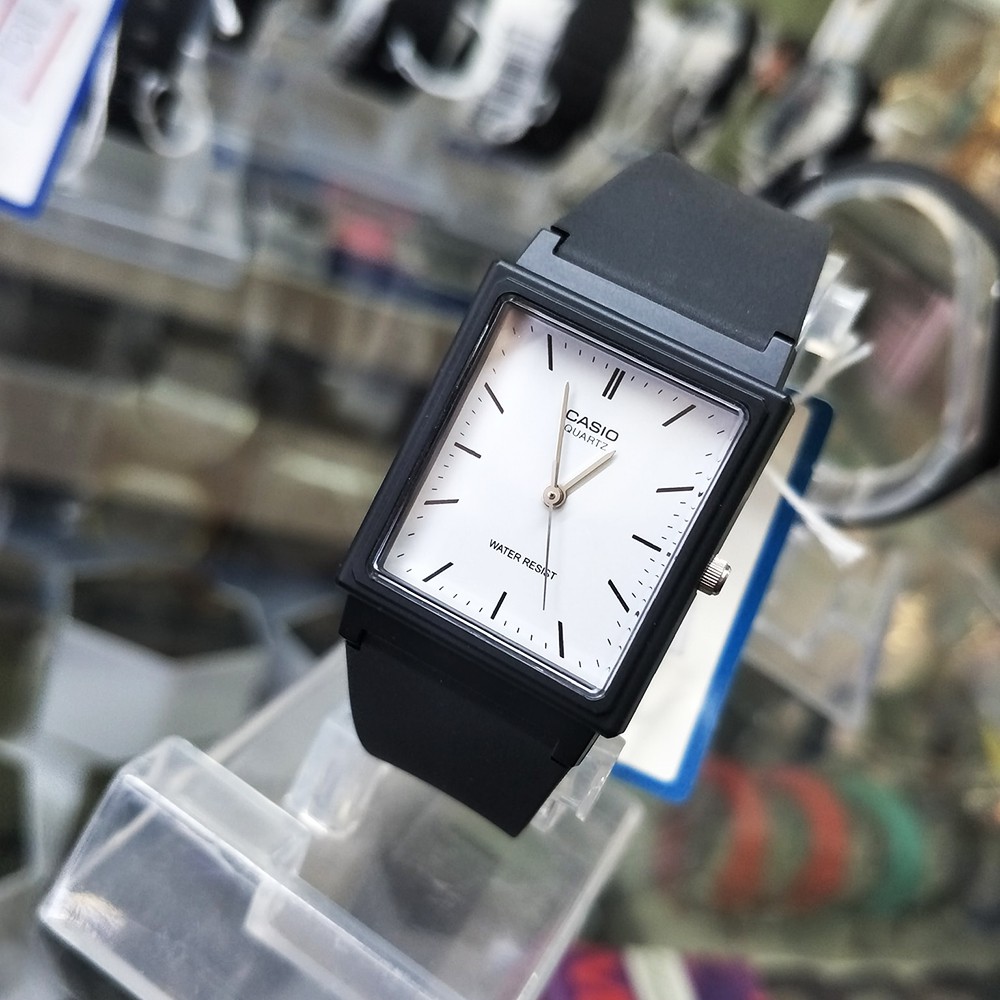 Đồng hồ nam dây nhựa Casio chính hãng Anh Khuê MQ-38-7ADF siêu bền