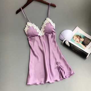 Váy ngủ lụa hai dây
