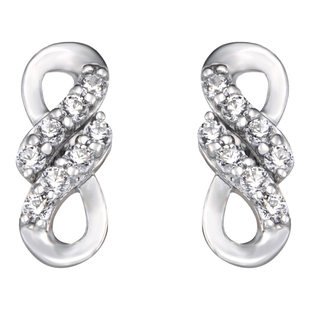 Bông tai Bạc đính đá CZ PNJSilver XM00K000175