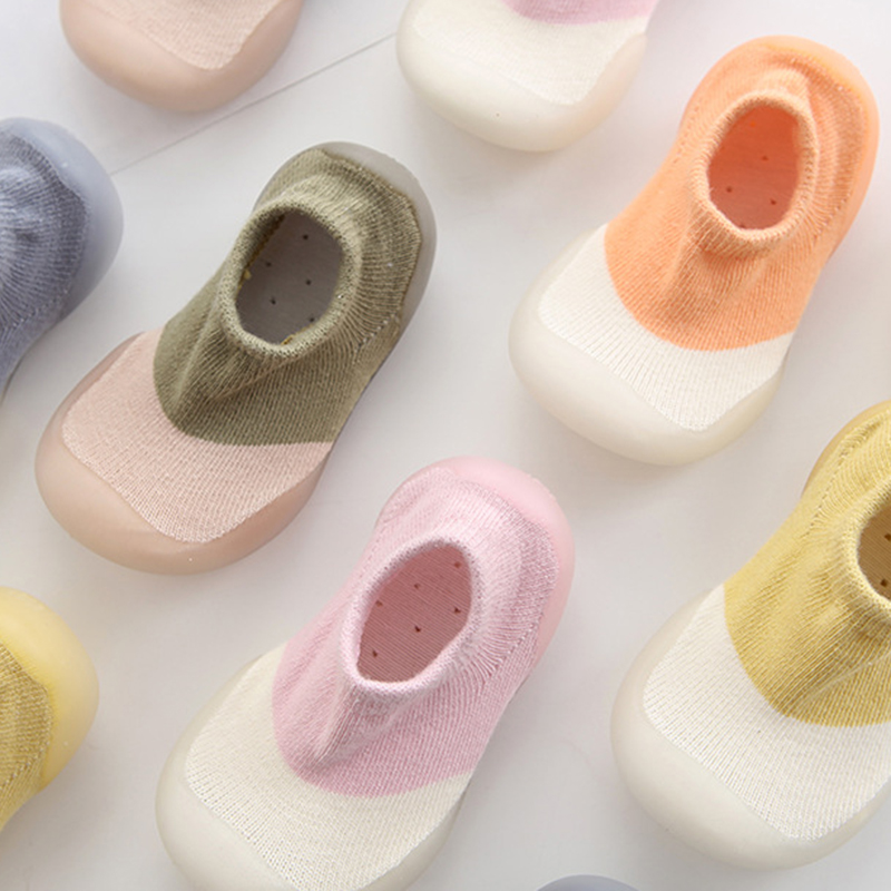 Giày tập đi vải lưới cotton mềm mại xinh xắn an toàn dành cho em bé