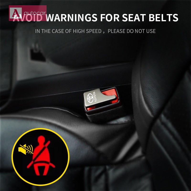 Chốt Khóa Dây Đai An Toàn Cho Xe Hơi Toyota Corolla Camry Hilux Vios Fortuner CHR RAV4