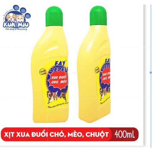 HN Đuổi chuột xua đuổi chó, mèo đuổi ruồi Xịt Fay Repell ngăn chó phóng uế và cắn phá đồ đạc