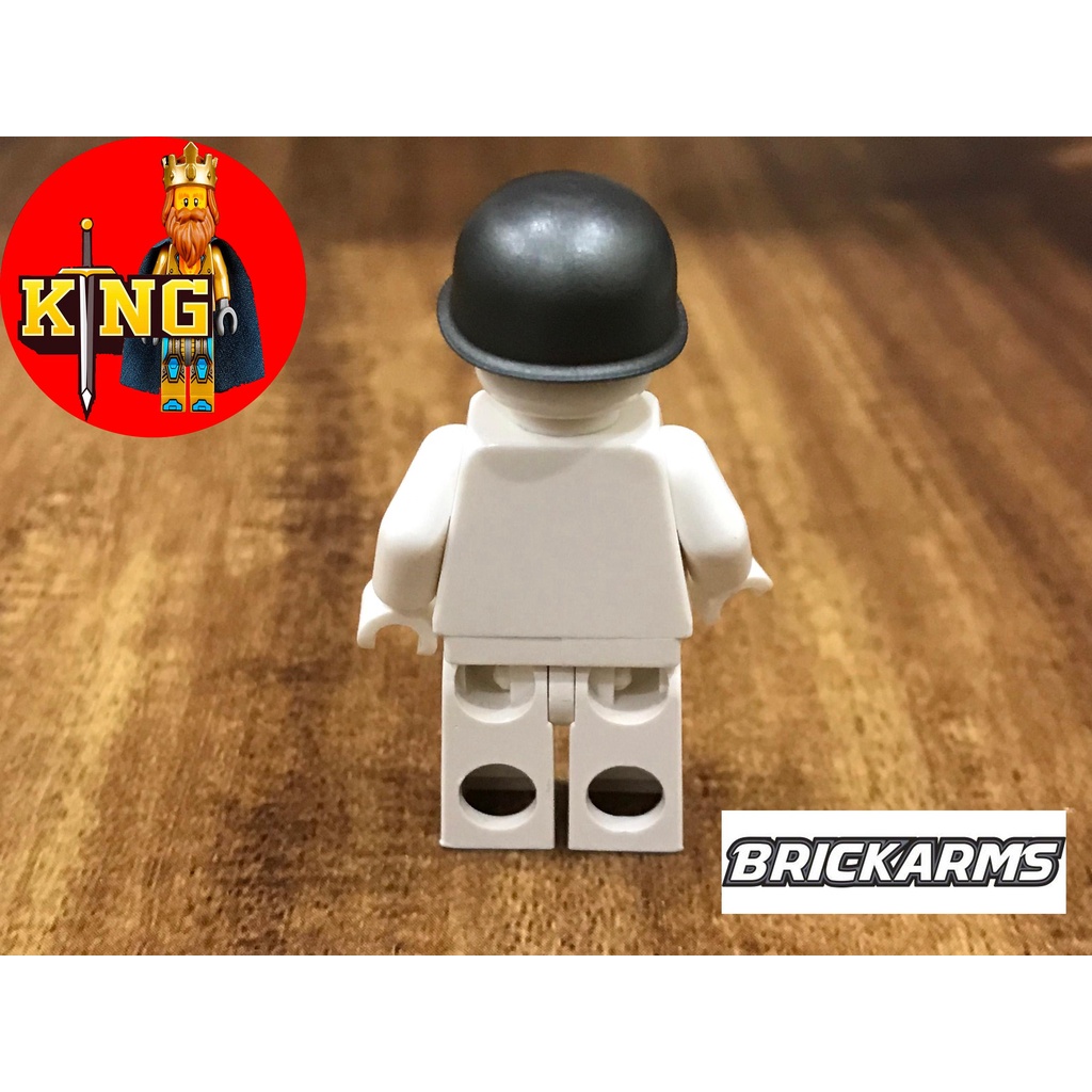BrickArms M1 Steel Pot Helmet Gunmetal Phụ kiện đồ chơi