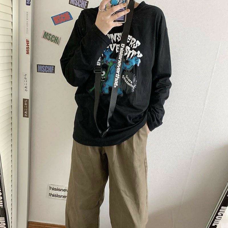 Áo thun tay dài Unisex Monsters