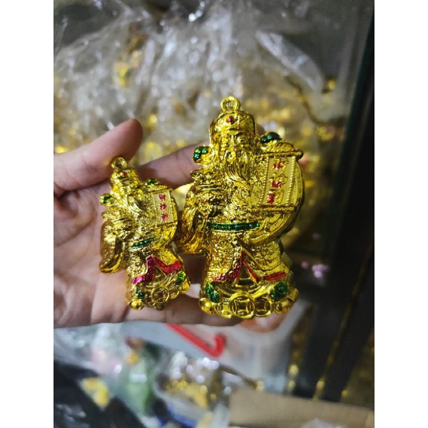 Combo 5 thần tài ,thiềm thừ,bưởi,na ...trang tri tháp tỏi ,ngũ đậu, oản tài lộc