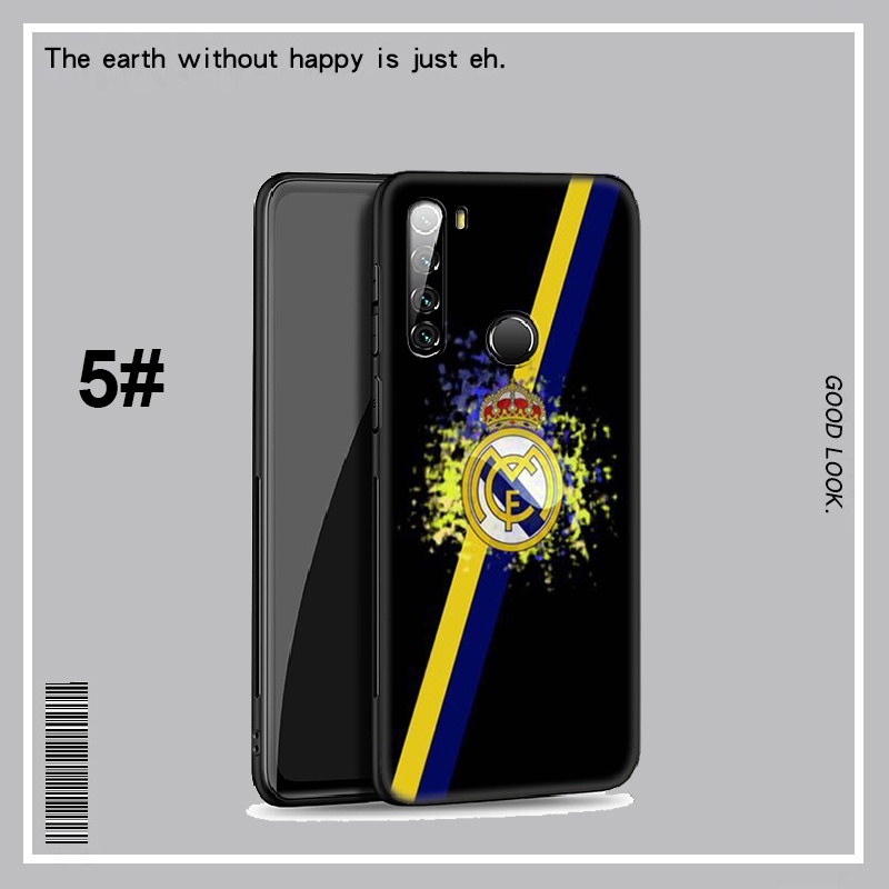 Ốp điện thoại silicone mềm hình logo Real Madrid cho Xiaomi Redmi 8A 8 7A 7 6 6A Pro 5A 5 Plus LU93