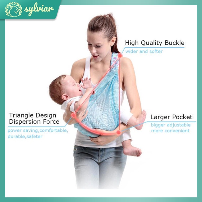 Đai địu bé thoáng khí nhẹ nhàng an toàn tiện dụng cho mẹ và bé