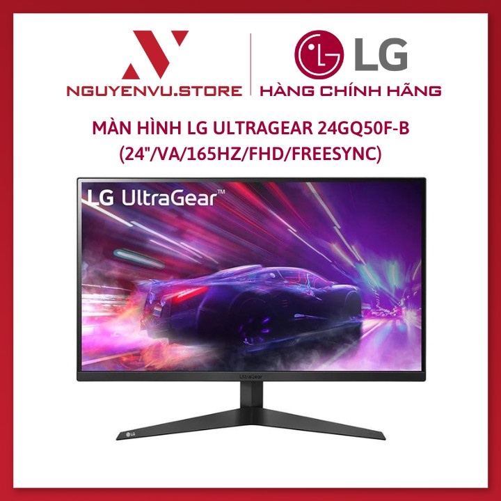 Màn hình Gaming LG UltraGear 24GQ50F 23.8 Inch (FHD/VA/165Hz/1ms/AMD FreeSync™) - Hàng chính hãng