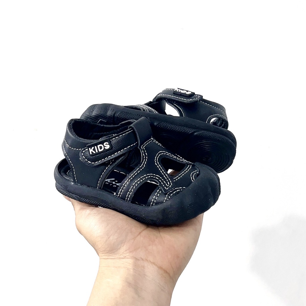Sandal rọ cho bé trai và bé gái da mềm, đế chống trượt siêu đẹp cho bé 0-3 tuổi Babybees (3306)