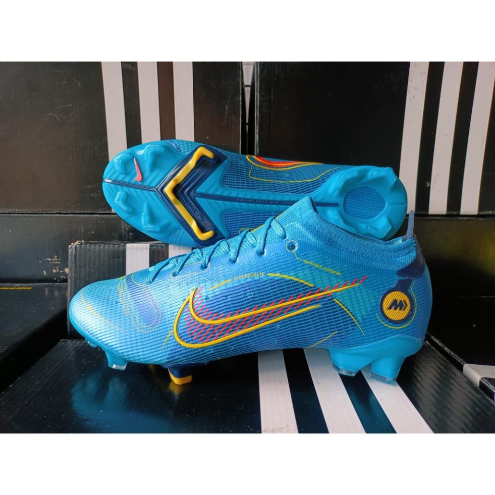 Giày đá bóng sân cỏ tự nhiên Mercurial Vapor 14 Pro FG Xanh Ngọc 😂