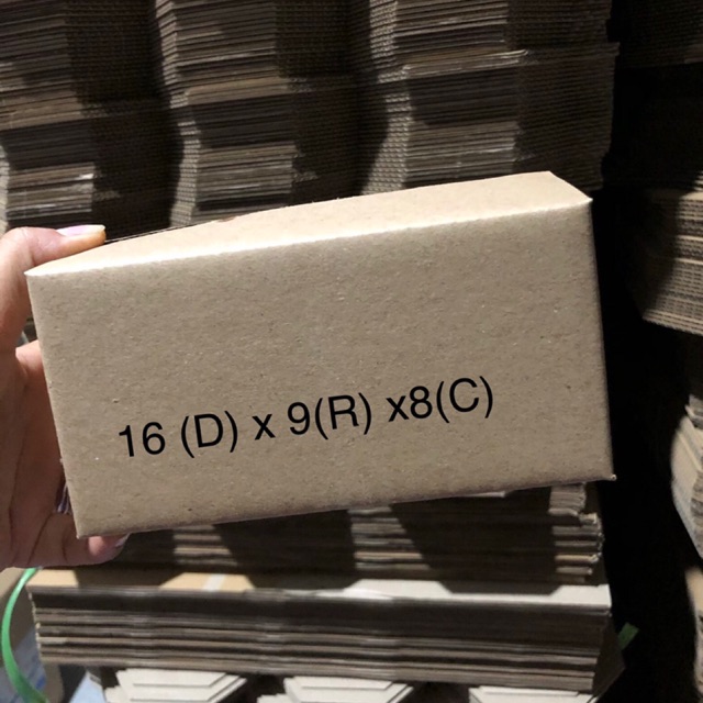 16x9x8 hộp carton đóng hàng giá rẻ