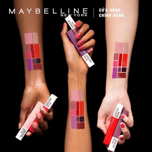 [HB Gift] Quà tặng Son kem chuẩn lì giữ màu 16h Maybelline Super Stay Matte Ink 5ml