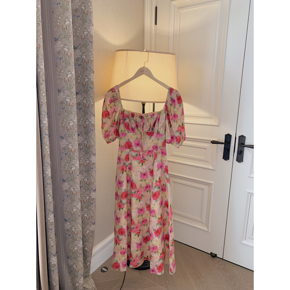 [MỚI NHẤT] Váy hoa nữ vintage mẫu mới nhất hàng Quảng Châu cao cấp V152 (KÈM ẢNH THẬT) | BigBuy360 - bigbuy360.vn