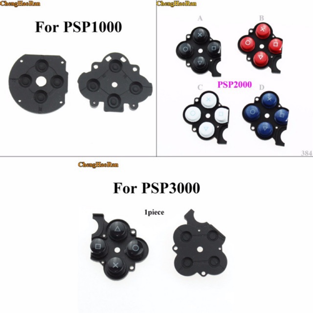 Phím cao su sony psp1000 psp3000 psp2000 pspeim