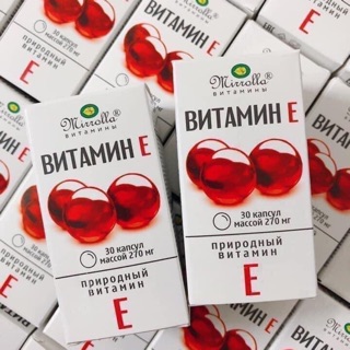 Vitamin E đỏ Nga chính hãng sale 70k/lọ