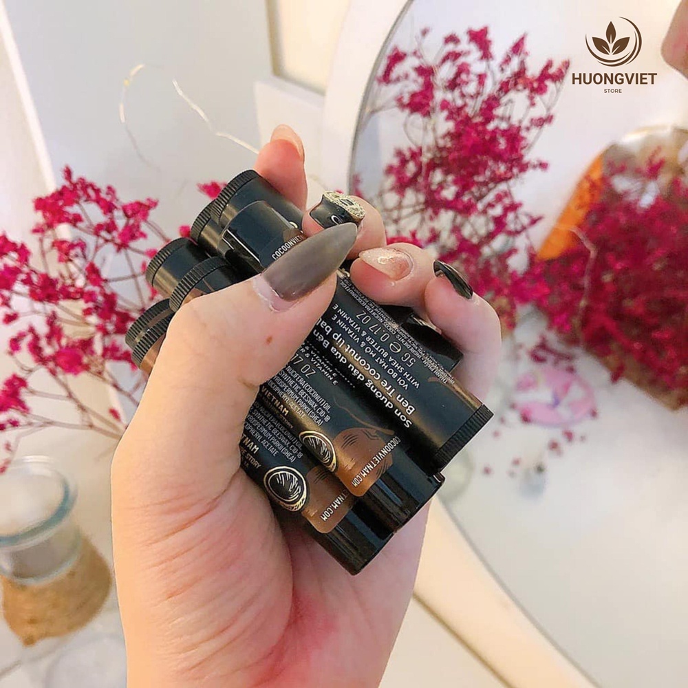 Son Dưỡng Ẩm Môi Dầu Dừa The Cocoon Việt Nam Chính Hãng Son Mini Chống Lão Hóa Hồng Môi Không Màu Giá Rẻ