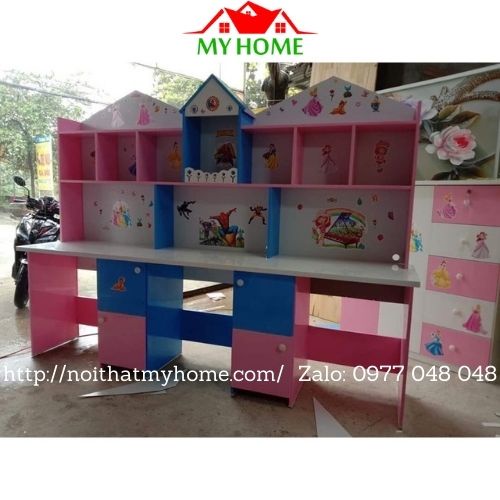 Tủ Nhựa Đài Loan CHINHUEI Kết Hợp Kệ Sách - Bàn Học Sinh Nhựa VINCOPLAST, ECOPLAST BH02