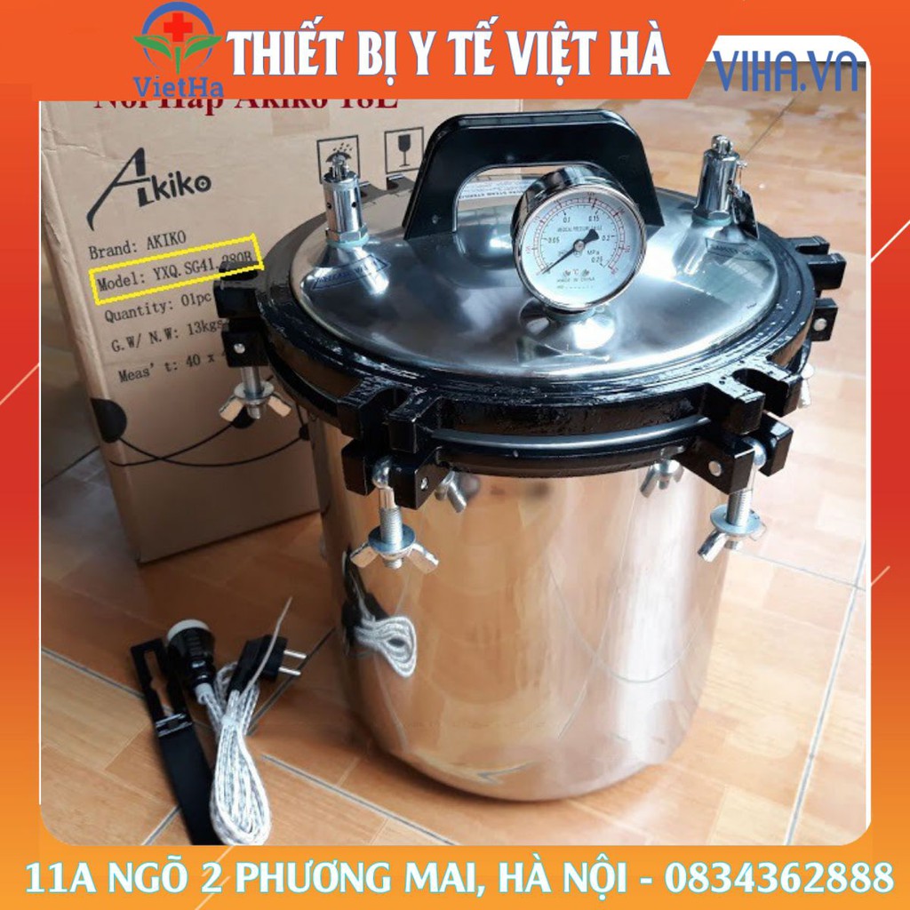 Nồi Hấp Tiệt Trùng Dụng Cụ Y Tế 18 Lít Akiko