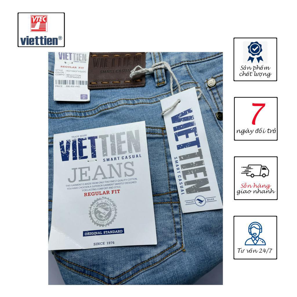 VIETTIEN - QUẦN JEAN NAM 6Q7100, 98% COTTON, 2% SPANDEX