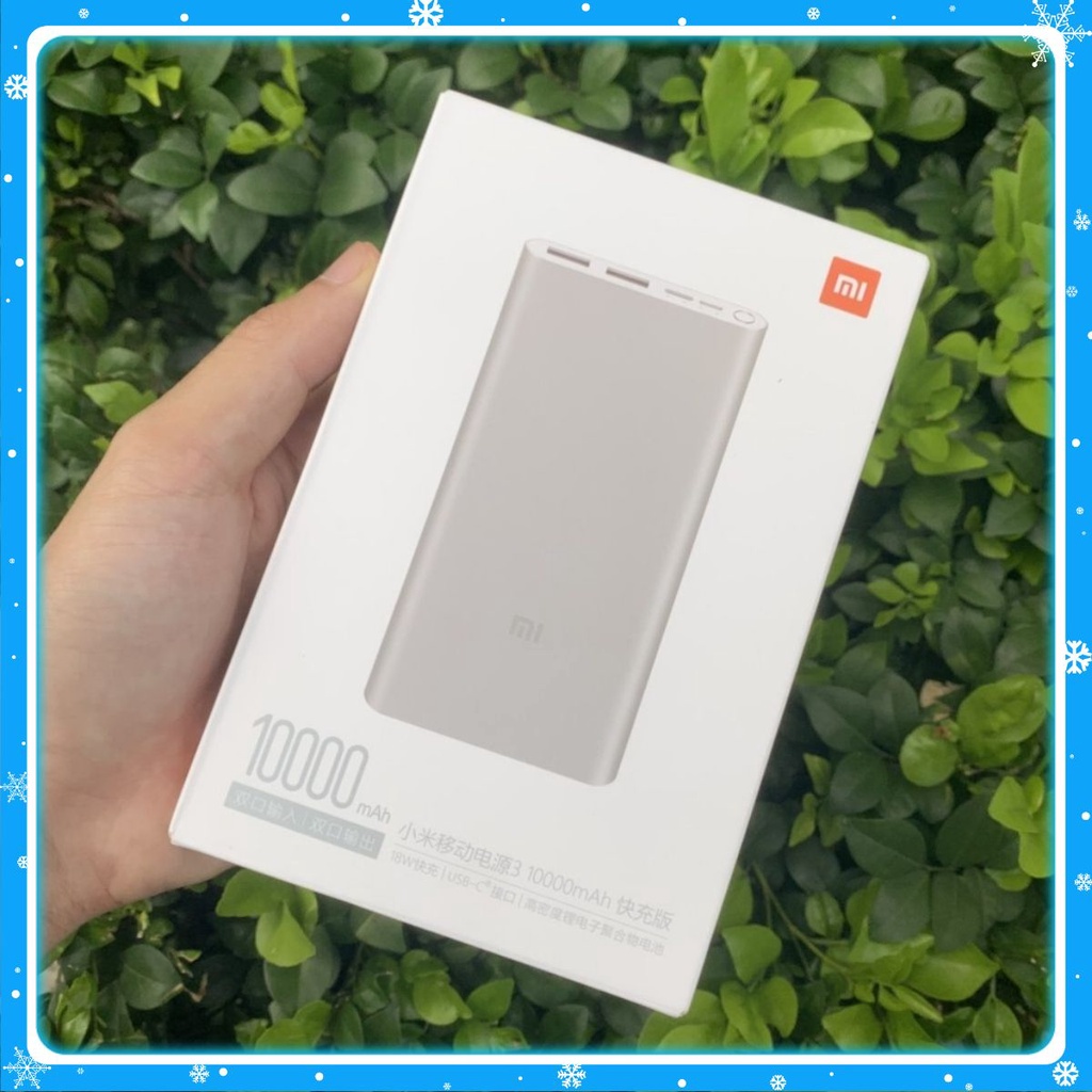 Sạc Dự Phòng - Sạc Dự Phòng Xiaomi Gen 3 10000mAh - Hỗ Trợ Sạc Nhanh 2 Chiều QC 3.0 18W