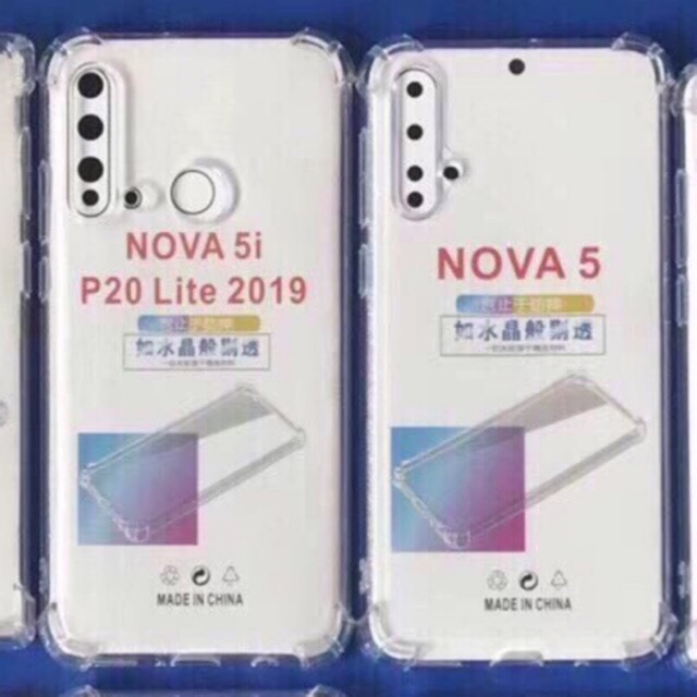 Ốp lưng Huawei nova 5i / p20 lite 2019 dẻo trong suốt bền đẹp