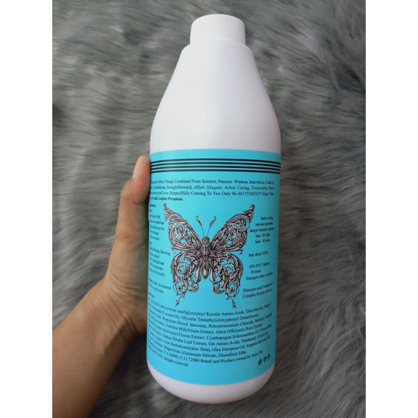 _KERATIN BUTTER FLY PHỤC HỒI HƯ TỔN TÓC 1000ML