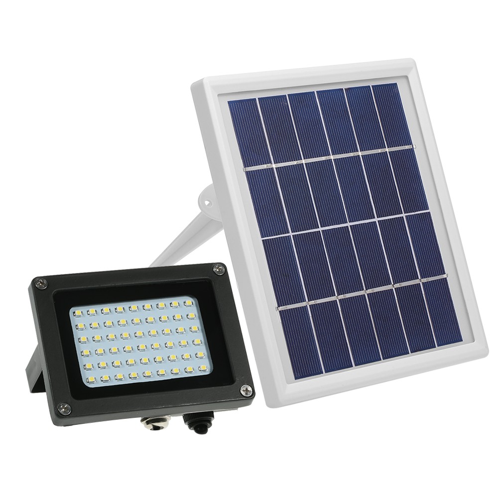 Set đèn LED 54 bóng floodlight năng lượng mặt trời không thấm nước IP65 ngoài trời