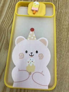 Ốp lưng điện thoại IPhone 7plus/8 Plus viền màu; có nút đậy camera
