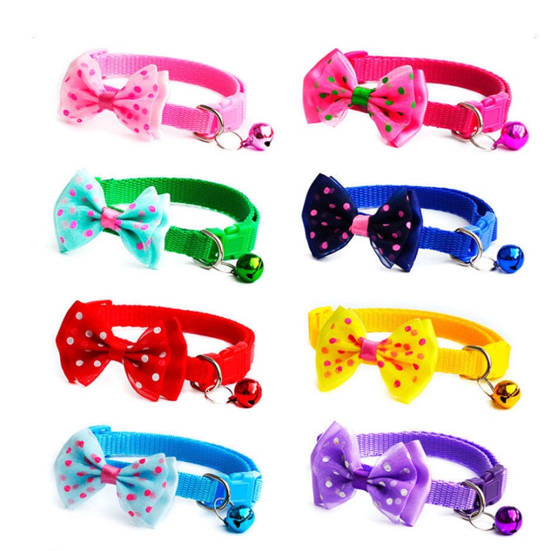 &lt;cutepethome&gt;Vòng Đeo Cổ Có Gắn Chuông Kiểu Dáng Thời Trang Dùng Cho Thú Cưng