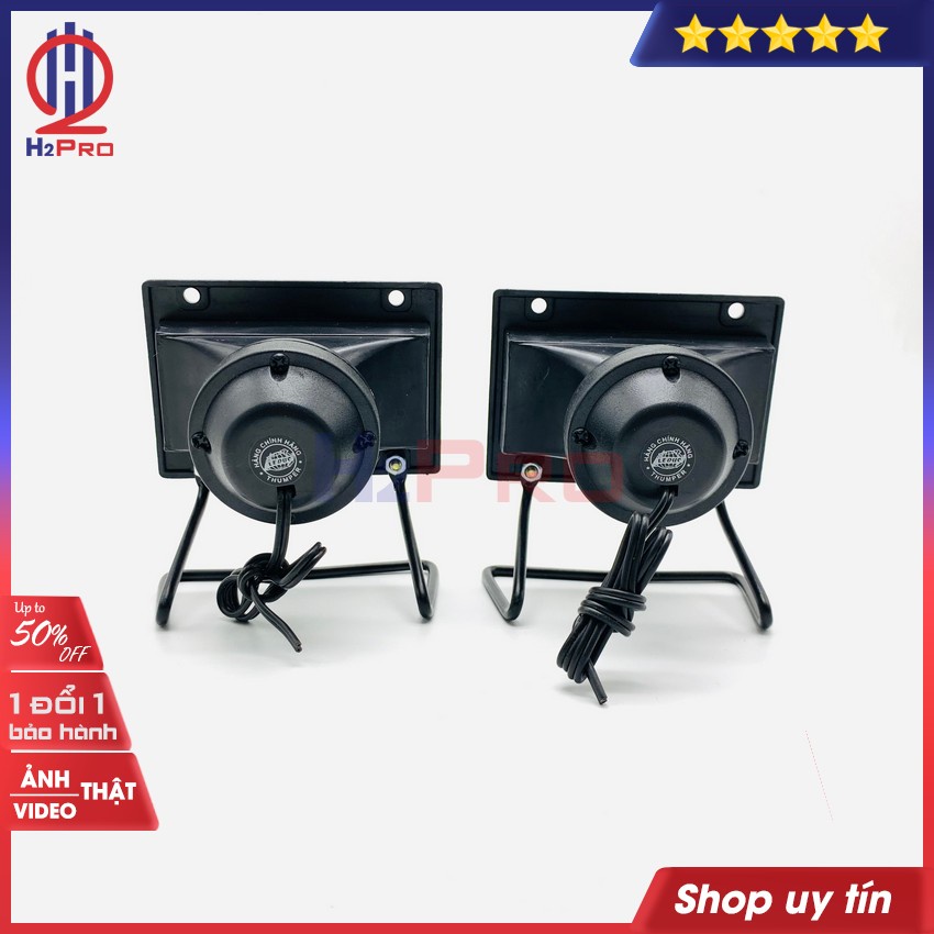 Đôi loa siêu treble thạch anh Thumper AT416 H2Pro 20W-hàng hãng-phễu kèn (2 loa), loa siêu treble thạch anh cao cấp