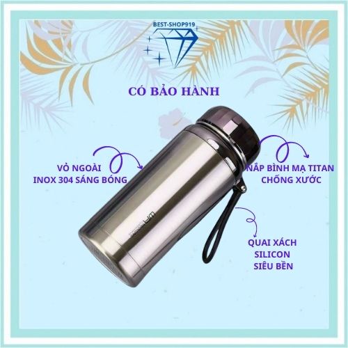 Bình Giữ Nhiệt BAOL Có Nắp Kim Cương 1000ML 1200ML 1500ML Giữ Nóng 48h Lạnh 72h Chất Liệu inox 304 Cao Cấp