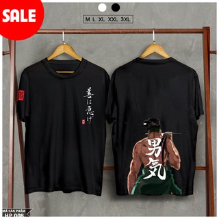 🔥HOT🔥 Áo thun unisex - Áo Zoro One Piece đẹp ngầu lòi