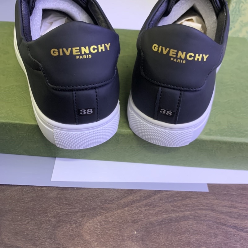Giầy Sneaker GVC đen trơn đơn giản GD23 - Giầy thể thao nam cực chất