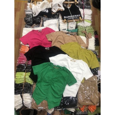 Áo cổ xích rúm ngực vạt xinh