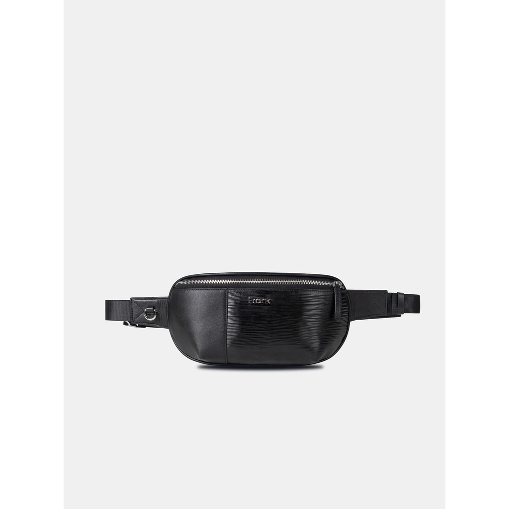 Túi Đeo Ngực Nam Da Bò Saffiano Cao Cấp FRANK Conary Sling Pouch, Túi Nam Sang Trọng Tiện Dụng