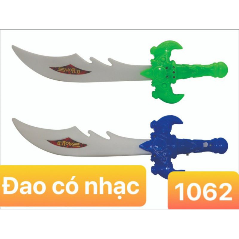 Đao mô hình dùng pin có đèn nhạc 30cm