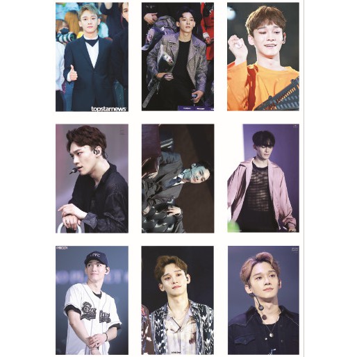 Lomo card 81 ảnh thành viên EXO - CHEN