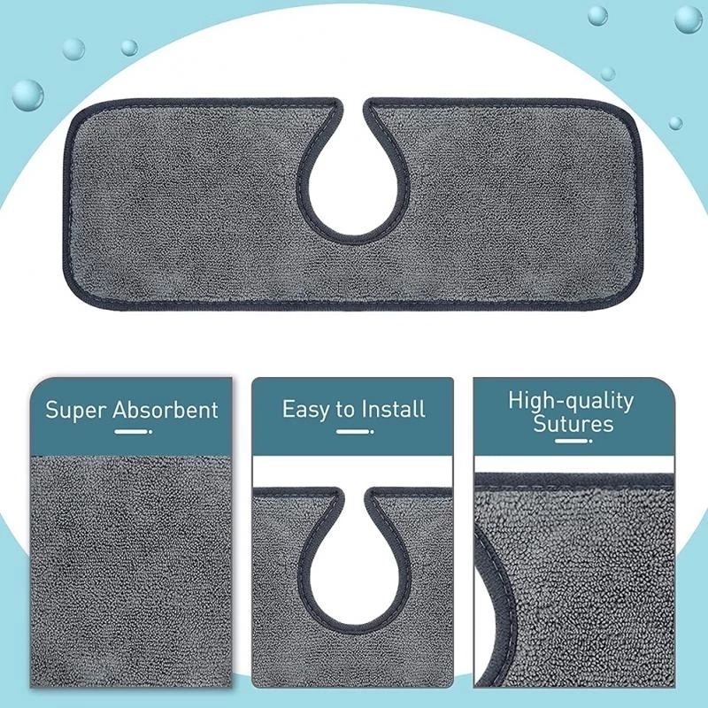 Thảm Lót Vòi Nước Bồn Rửa Chén / Nhà Bếp / Phòng Tắm Thấm Hút Tốt Bằng Sợi Microfiber