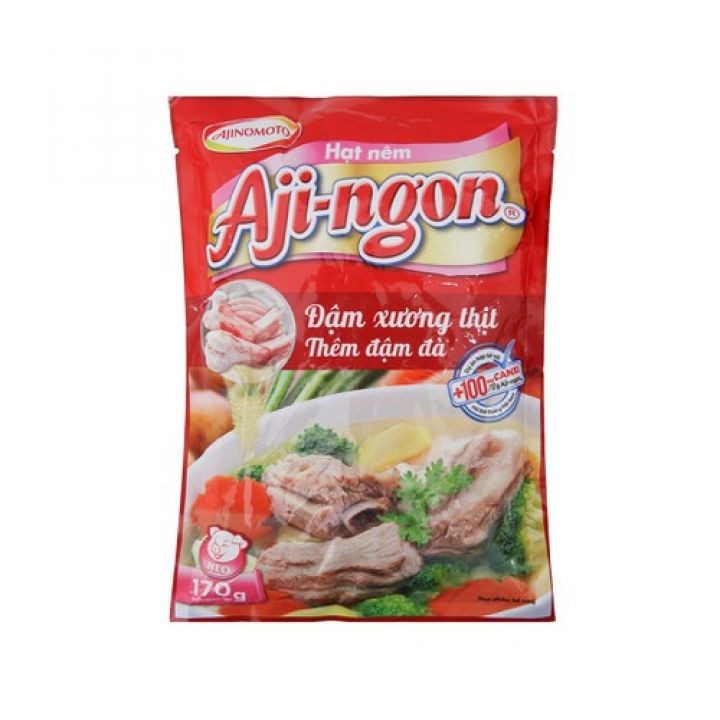 Hạt nêm Xương, thịt heo Aji-ngon gói 170g