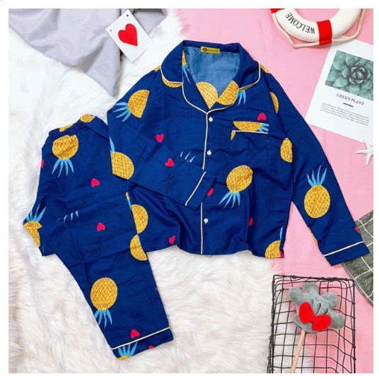 Bộ mặc nhà Pijama kate thái