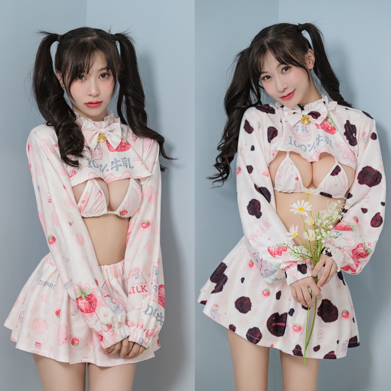 Bộ Trang Phục Hóa Trang Cô Hầu Gái Dễ Thương Phong Cách Lolita